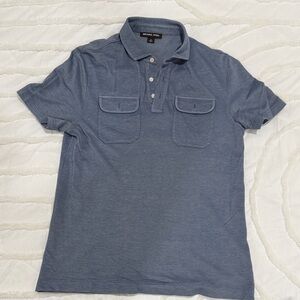 Michael Kors Slate Blue Polo Shirt